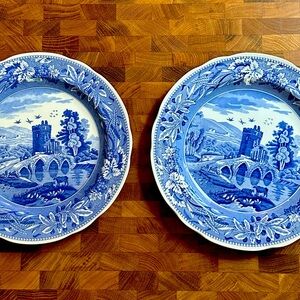 Spode Blue Room “Lucano” Dinner Plate, (2) Piece Lot